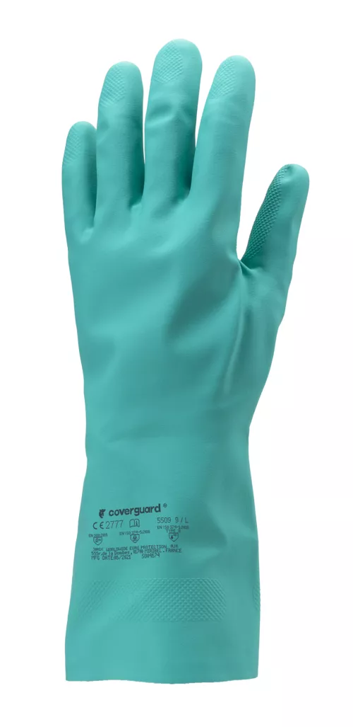 COVERGUARD EUROCHEM NE5510 YEŞİL KİMYASAL NİTRİL ELDİVEN NO:7