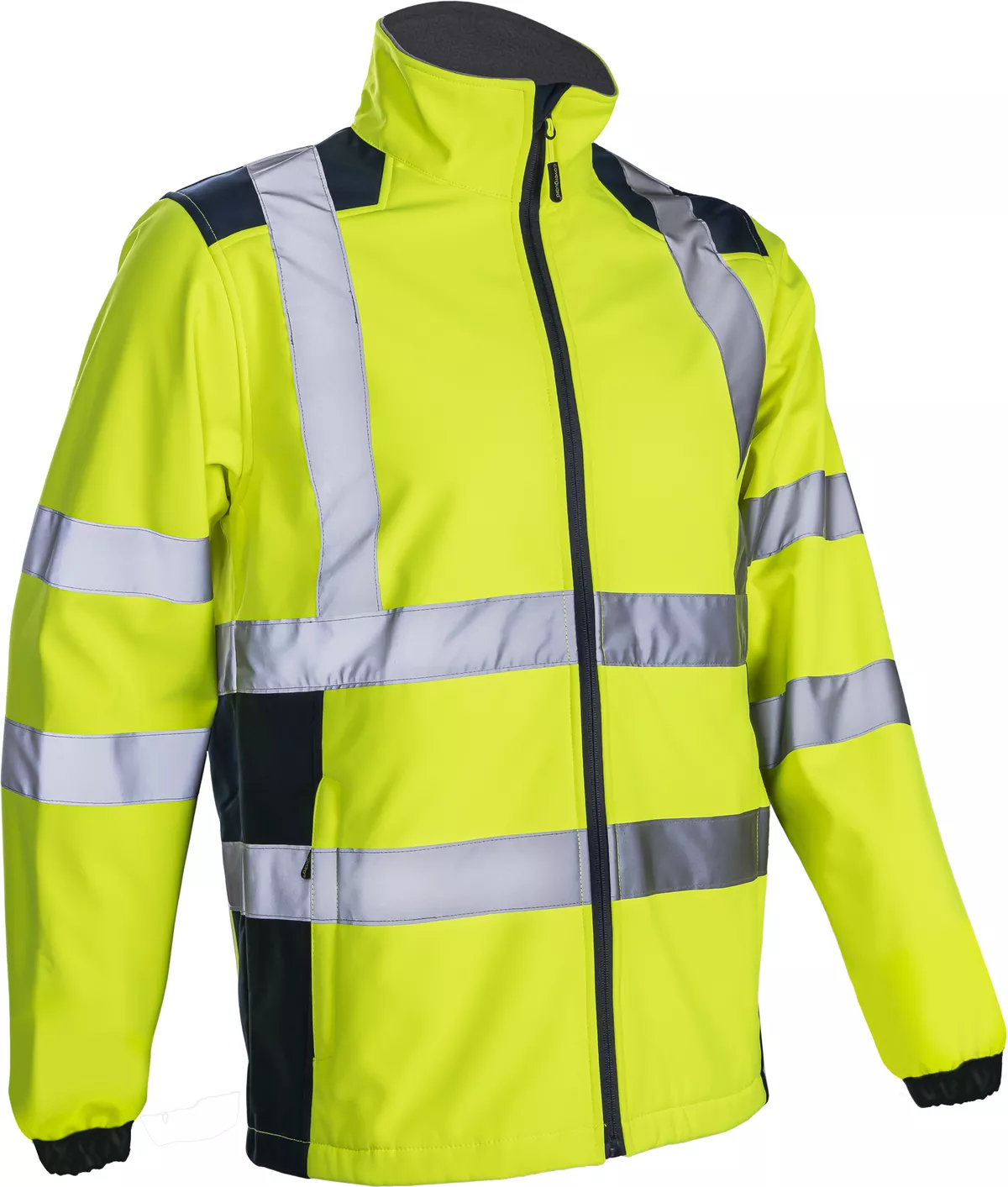 KANPA Yüksek Görünürlüklü Softshell Ceket — S/S-3XL+ Hi-Vis Sarı