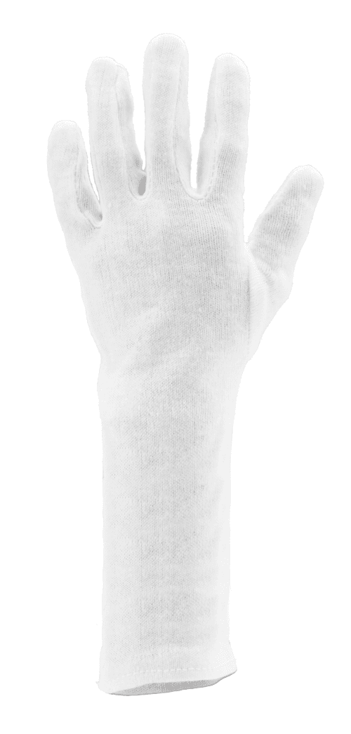 EUROLITE 4152 Hassas İş Eldiveni — Uzun Manşet, Poly/Pamuk, 40 cm